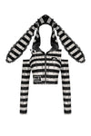 Prison Bunny Striped Crop Top TW558