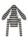 Prison Bunny Striped Crop Top TW558