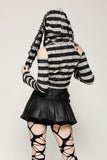 Prison Bunny Striped Crop Top TW558