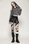 Prison Bunny Striped Crop Top TW558