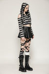 Prison Bunny Striped Crop Top TW558