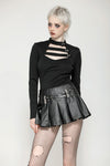 Minimalist Punk Versatile Top TW562
