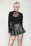 Minimalist Punk Versatile Top TW562
