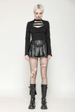 Minimalist Punk Versatile Top TW562