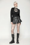 Minimalist Punk Versatile Top TW562