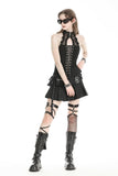 Punk black rebellious rock top. TW580