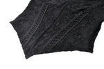 Gothic Romantic Lace Patchwork Bell-Sleeve Layered Cuff Top TW607