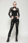 Punk dark studded top TW616