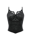 Dark Embossed Velvet Camisole TW628