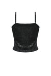 Dark Embossed Velvet Camisole TW628