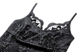 Dark Embossed Velvet Camisole TW628