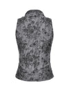 Rebel Chic Sleeveless Top with Star and Pin Accents TW633