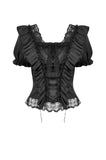 Romantic Rococo Lace Ruffle Top TW649