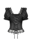 Romantic Rococo Lace Ruffle Top TW649