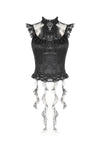 Baroque Lace Panel Top with Tassel Hem TW650