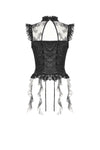 Baroque Lace Panel Top with Tassel Hem TW650