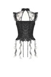 Baroque Lace Panel Top with Tassel Hem TW650