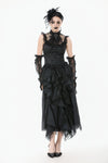Baroque Lace Panel Top with Tassel Hem TW650