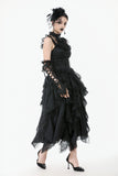 Baroque Lace Panel Top with Tassel Hem TW650