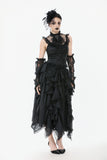 Baroque Lace Panel Top with Tassel Hem TW650