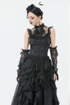 Baroque Lace Panel Top with Tassel Hem TW650