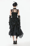 Baroque Lace Panel Top with Tassel Hem TW650