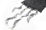 Baroque Lace Panel Top with Tassel Hem TW650