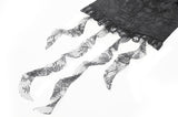 Baroque Lace Panel Top with Tassel Hem TW650
