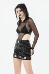 Phantom Grasp Fingerlock Bodysuit TW654BK