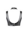Metal Studded Punk Corset Bra with Adjustable Clasps TW655