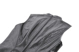 Punk Distressed Leather Lace-Up Vest TW679