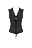 Punk Studded Lace-Up Corset Vest TW681