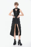 Punk Studded Lace-Up Corset Vest TW681