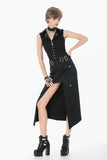 Punk Studded Lace-Up Corset Vest TW681