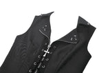 Punk Studded Lace-Up Corset Vest TW681