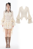 Steampunk Lace Flare-Sleeve Top TW684