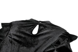Gothic Velvet Lace High-Neck Top TW685
