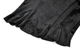 Gothic Velvet Lace High-Neck Top TW685