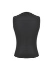 Dark Functional Style Metal Ring Strap Fitted Tank Top TW691