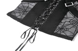 Key to Night - Gothic Punk Cami Top with Key Pendant TW692