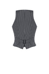 Dark Striped Academic Vest VW021