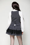 Dark Striped Academic Vest VW021