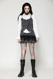 Dark Striped Academic Vest VW021