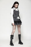 Dark Striped Academic Vest VW021