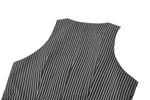 Dark Striped Academic Vest VW021