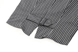 Dark Striped Academic Vest VW021