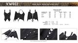 Dark back super batwing vest VW022