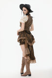 Steampunk Utility Vest with Cargo Pockets VW023