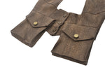 Steampunk Utility Vest with Cargo Pockets VW023