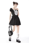 Black white adventures of little bear handbag ABG003